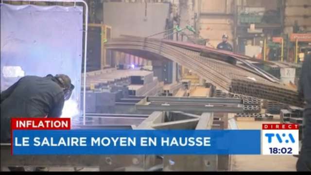 Le salaire moyen suit l&rsquo;inflation au Qu&eacute;bec